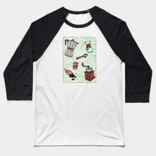 Coffee Time Baseball T-Shirt